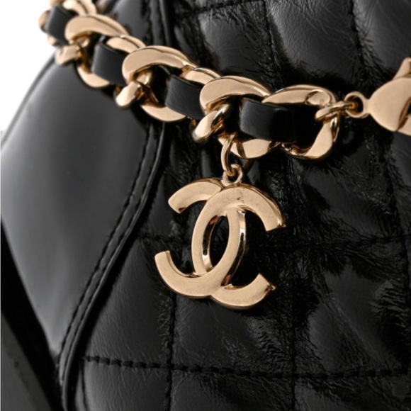 Authentic CHANEL new style combat boots with removable logo chain. 2 looks! - Picture 7 of 8